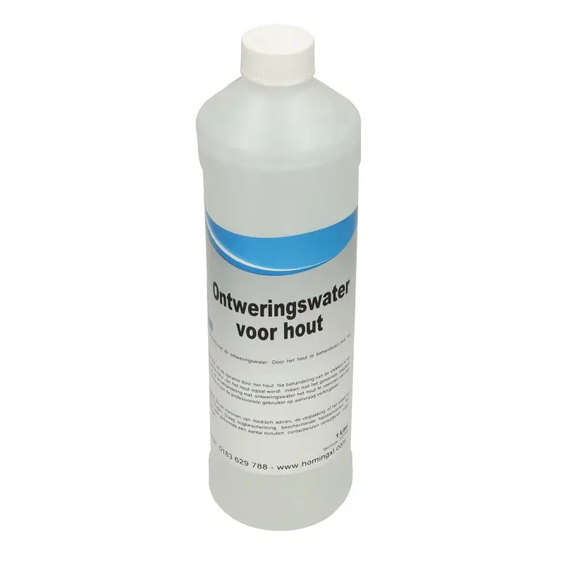 Ontweringswater voor hout 1.0 liter Koop Vandaag