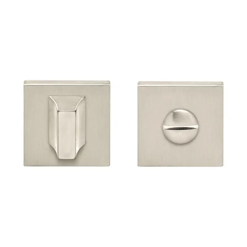 Toiletset Forza - Carly vierkant - PVD mat nikkel Direct Beschikbaar