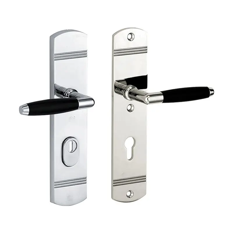 Aanbieding Veiligheidsset kruk/kruk Forza - Joanna II rechthoekig kerntrek rechts - Glans Nikkel