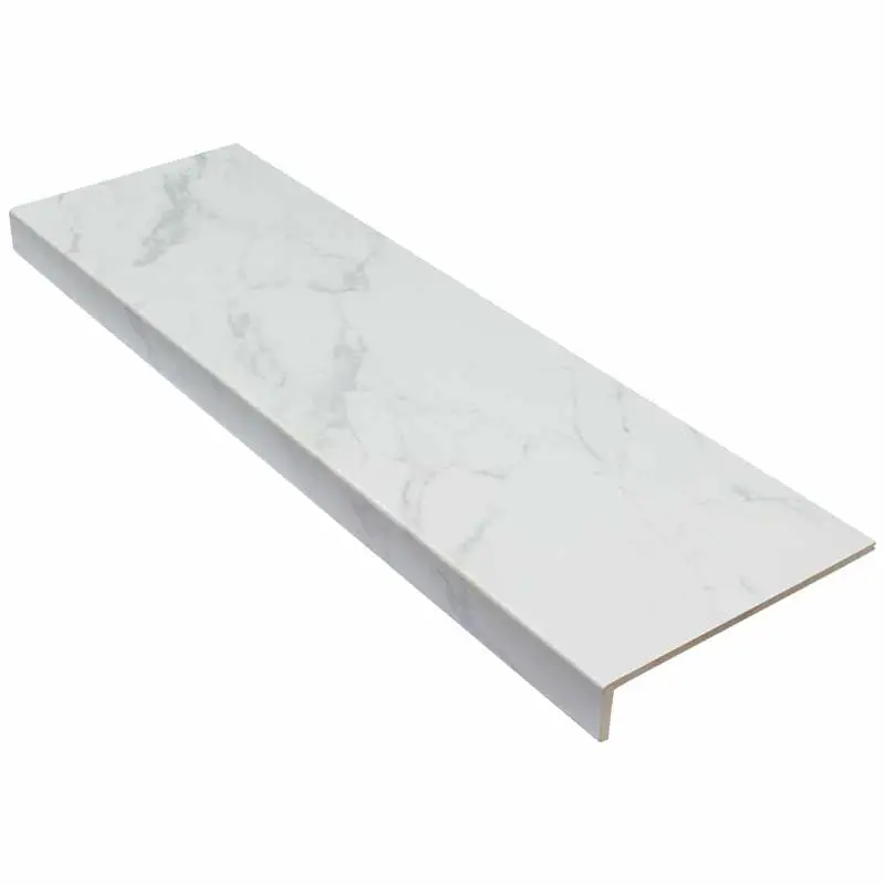 Overzettrede met neus - Laminaat - White Marble - 100 x 30 cm Voordeelprijs