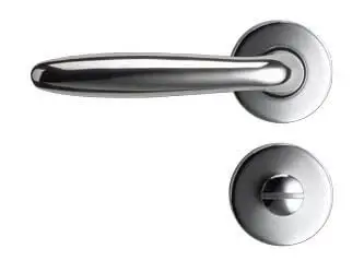 Veilige Betaling Deurbeslag - Flair Silver tbv vrij/bezetslot