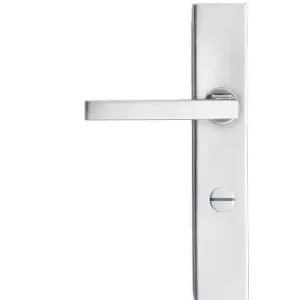 Veilige Betaling Deurbeslag - Luxes Silver tbv vrij/bezetslot