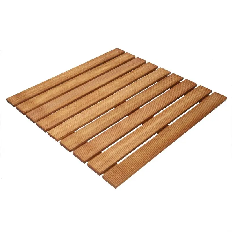 Terrastegel hardhout Bankirai 50 x 50 cm (22 mm) ribbel Fabrieksprijs