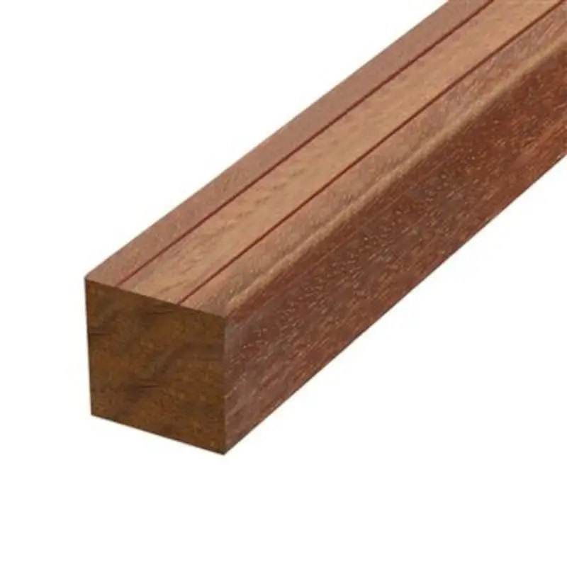 Beperkt Aanbod Paal Bankirai gepunt geschaafd v-groef9 x 9 x 275 cm