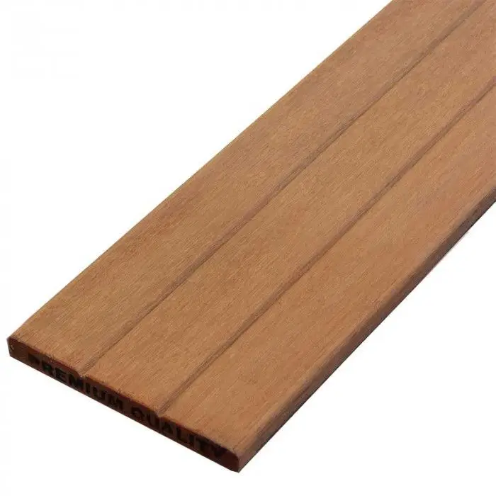 Schuttingplank hardhout Bankirai 1,6 x 14,5 cm (365 cm) geschaafd Laatste Versie