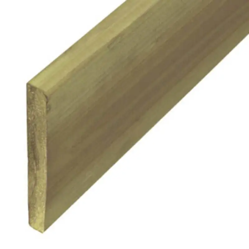Schuttingplank vuren 1,8 x 14,5 cm groen geimpregneerd (420 cm) geschaafd Gratis Retour