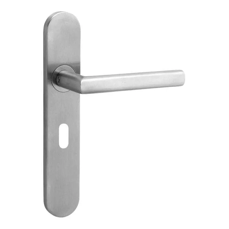 Deurbeslag - Best Buy - Deurkruk 204L incl sleutelgat - Mat RVS Laatste Kans