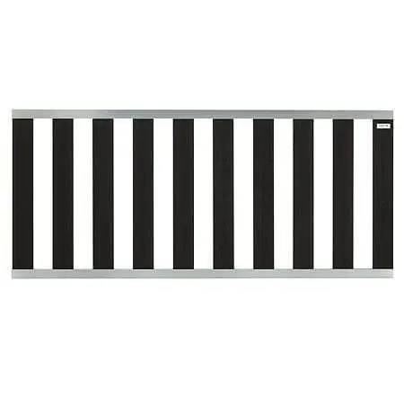 Beste Prijs Tuinhek composiet Design antraciet met blank alu frame (180 x 80 cm)