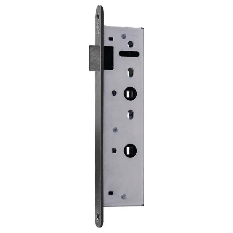 Binnendeurslot voorplaat RVS - Toiletslot smal tbv Pronto Legno stomp Lage Prijs