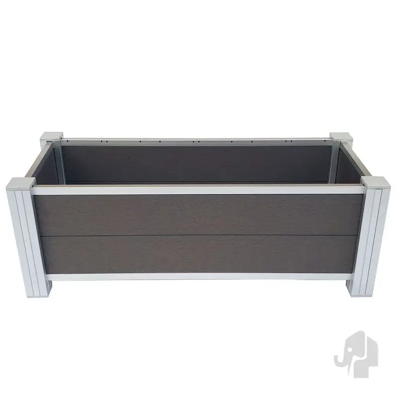 Plantenbak composiet - Rock Grey - 45 x 110 x 40 cm (zelfbouwset) Korting