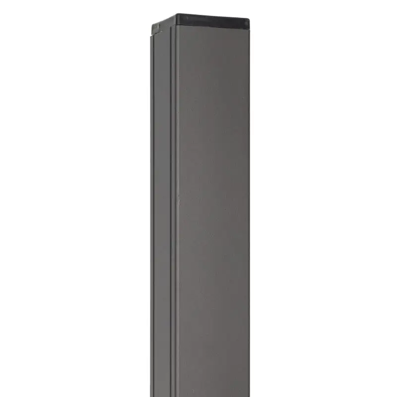 Tuinpaal antraciet aluminium met cypresse kern (8,8 x 8,8 x 186 cm) Merkproduct