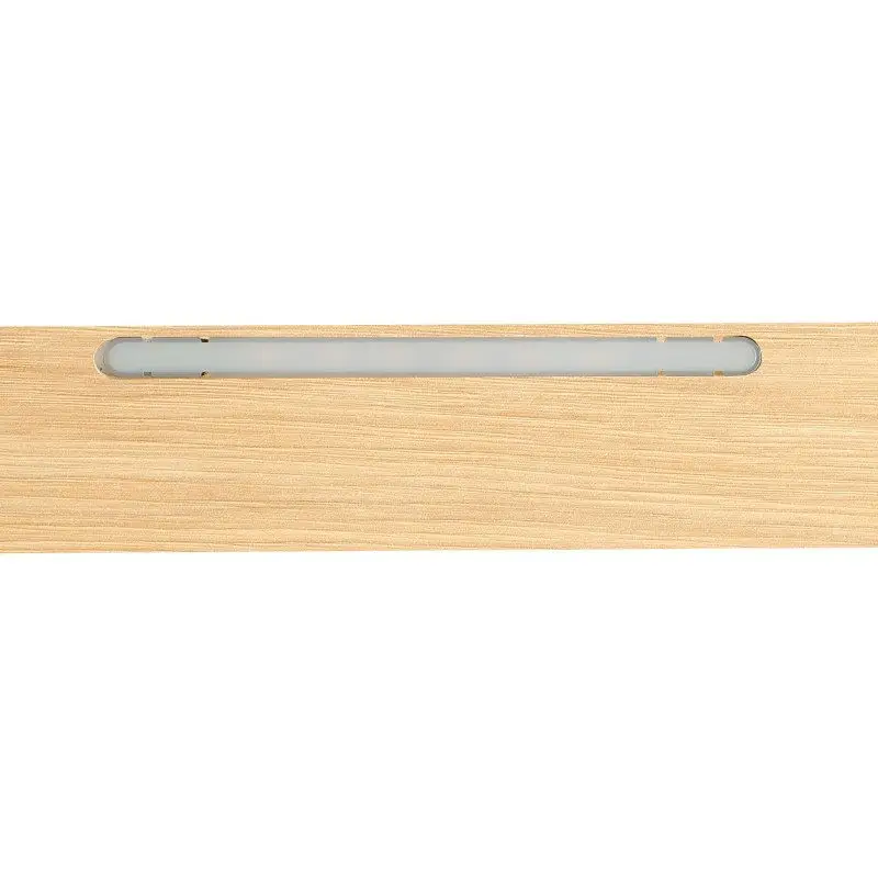 Afwerklijst onderkant - Ledstrip warm wit - Sundsvall Natuur Eik - 140 x 5,5 cm Koopje