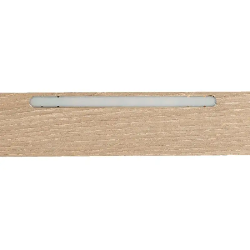 Afwerklijst onderkant - Ledstrip warm wit - Kristianstad Zand Eik - 140 x 5,5 cm Fabrieksprijs