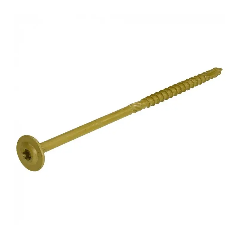 Schroeven 8 x 180 - Tellerkop Dynaplus TX AR coating brons (10 stuks) Speciale Aanbieding