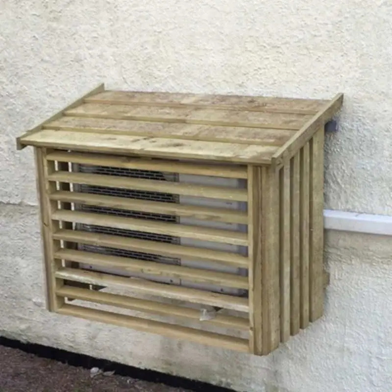 Airco ombouw hout - naturel - 116 x 56 x 78 cm (BxDxH) Favoriet