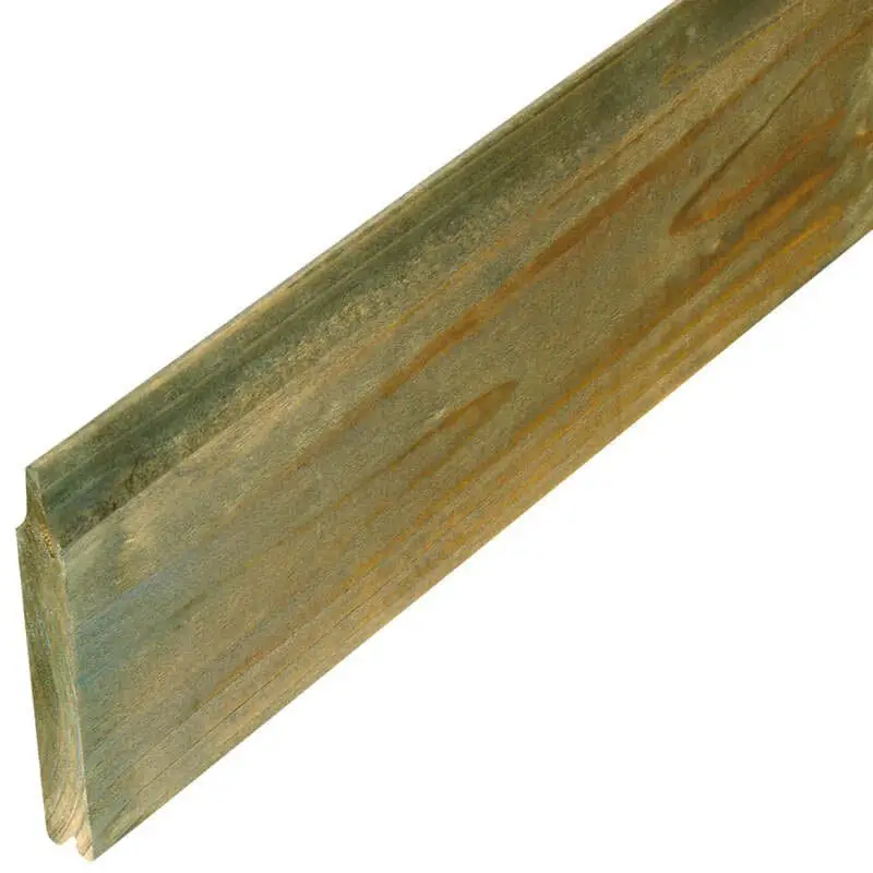 Alleen Vandaag Rabatdeel vuren dubbelzijdig 1,8 x 14,2 cm groen geïmpregneerd (360 cm) geschaafd
