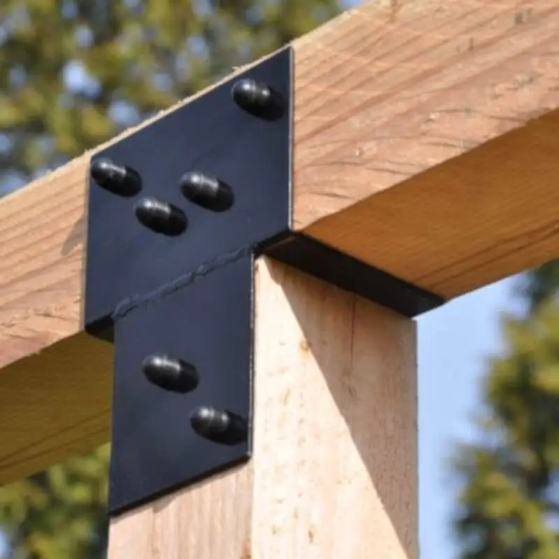 Express Levering Pergola Verlenging Zwart Gecoat - 9 x 9 cm palen - 2 stuks