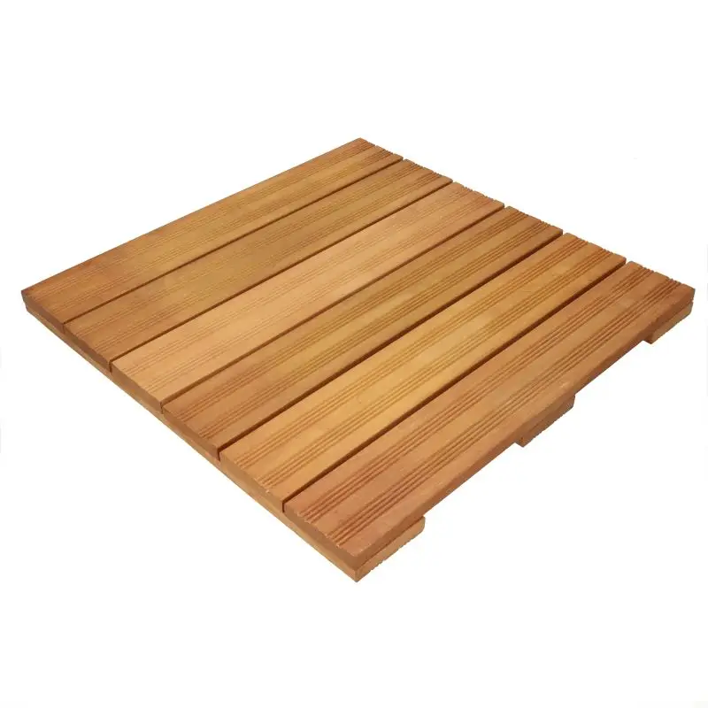 Terrastegel hardhout Almendrillo 50 x 50 cm (30 mm) semi ribbel - geolied Hete Deal