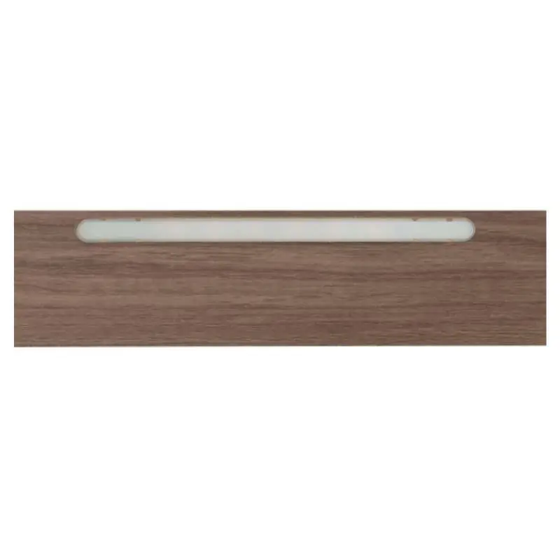 Gereduceerde Prijs Afwerklijst onderkant - Ledstrip warm wit - Gavle Warm Noten - 140 x 5,5 cm