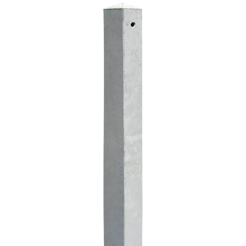 Beperkte Voorraad Paal beton diamantkop - tussenpaal 8,5 x 8,5 cm grijs