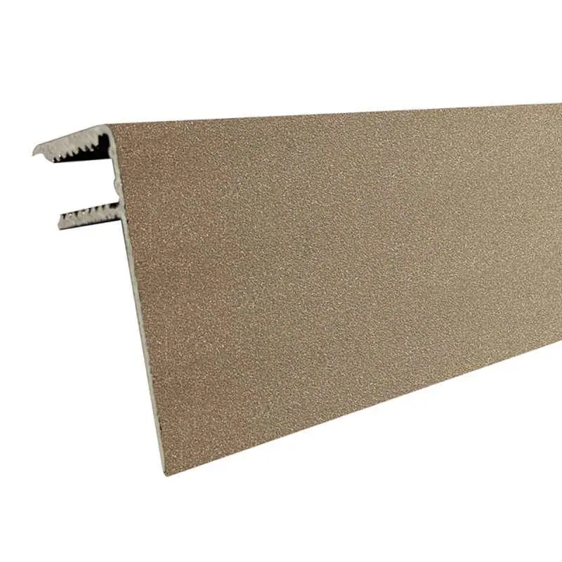 Eva-Last aluminium afdeklijst onder/boven/zijkant cedar 500 cm Laatste Kans