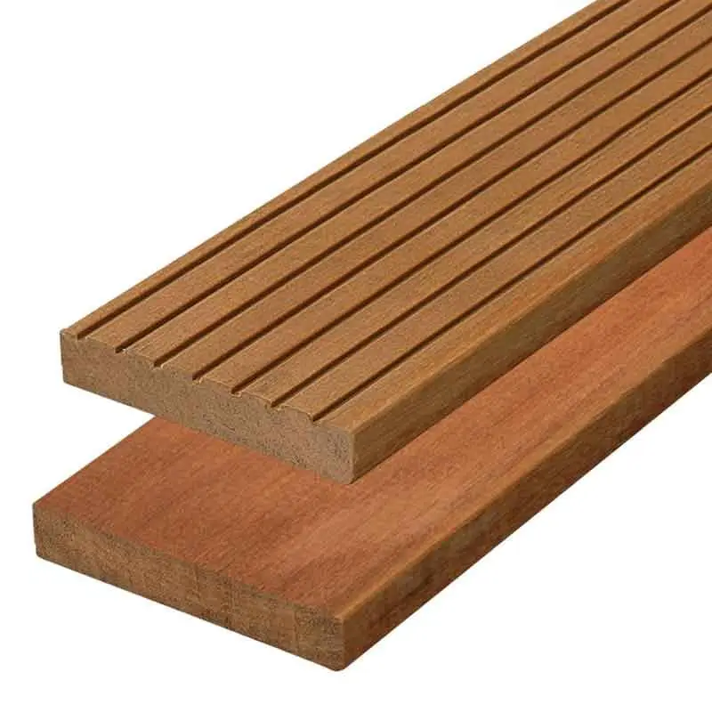 Vlonderplank hardhout Kapur 2,5 x 14,5 cm (3,35 mtr) groef/vlak Flitsaanbieding