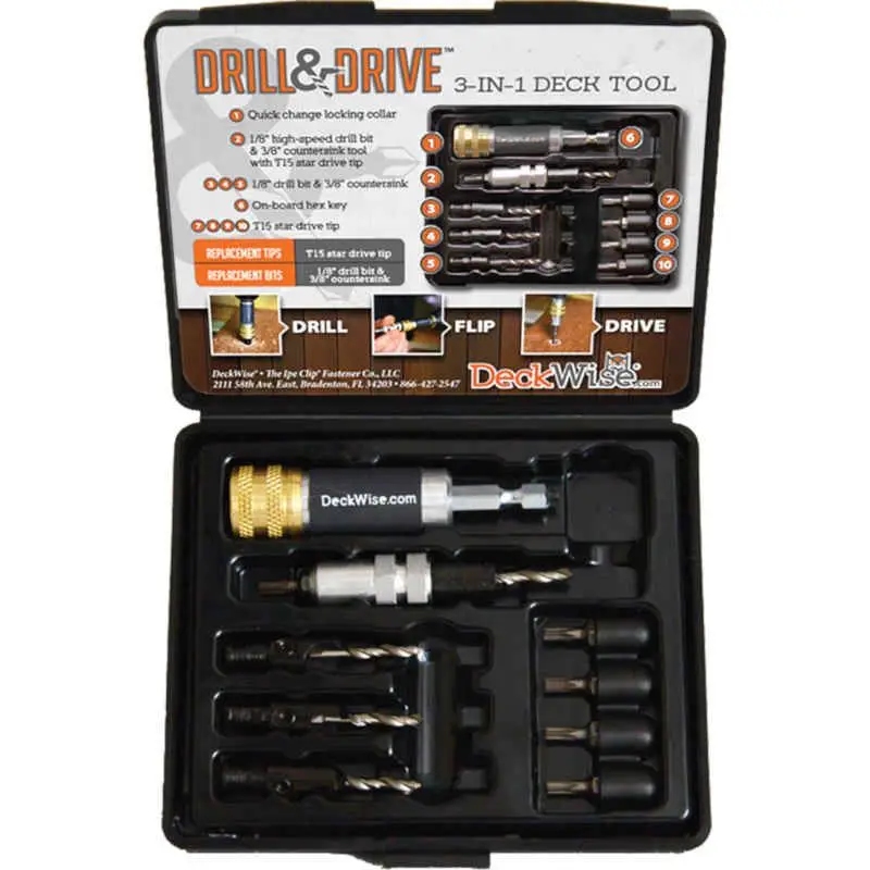 Premium 3-in-1 vlonder gereedschap