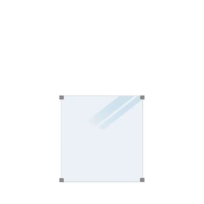 Must-Have Glasplaat - Gehard gelaagd mat glas 8,76 mm (90 x 91 cm)