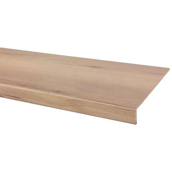 Hoge Kwaliteit Overzettrede met neus - Laminaat - Licht Eiken - 130 x 38 cm