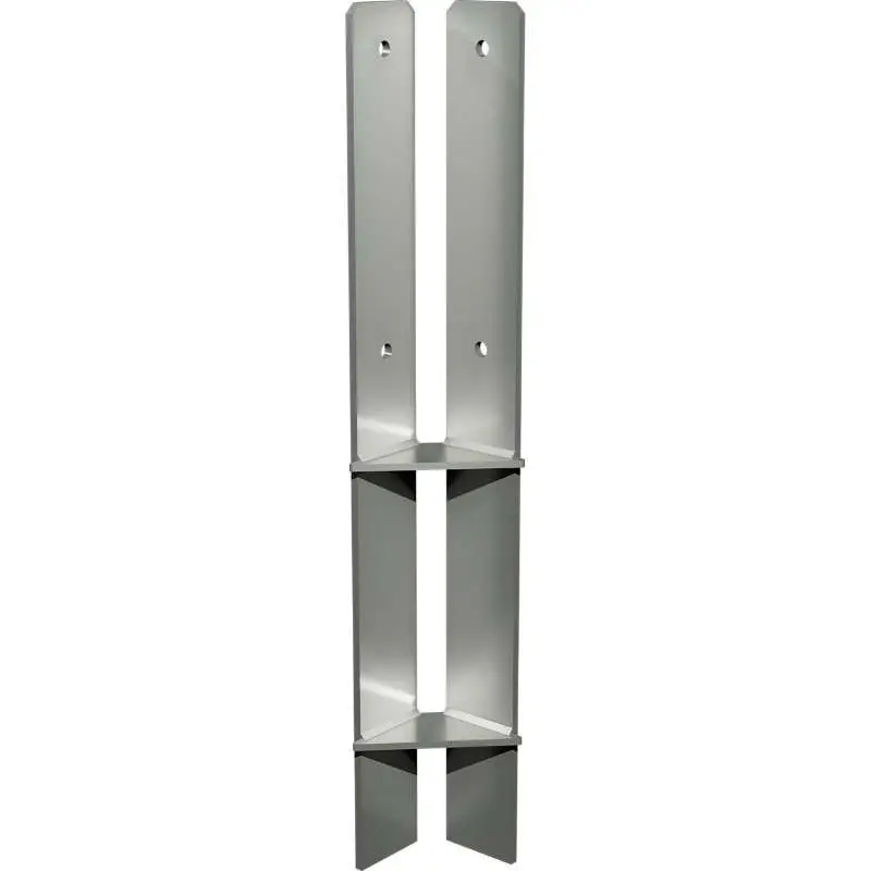 Nieuw Paalhouder hoek gegalvaniseerd tbv tuinpaal van 9 x 9 cm - 60 cm