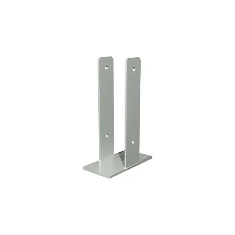 Paalhouder met voet gegalvaniseerd tbv tuinpaal 9 x 9 cm - 30 cm Voordeelprijs