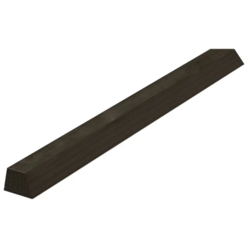 Ventilatielat vuren verduurzaamd 2,8 x 4,5 cm zwart Hete Deal