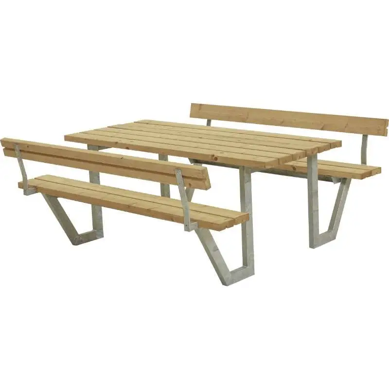 Shop Nu Picknicktafel thermowood - Wega - 185 x 177 x 76 cm