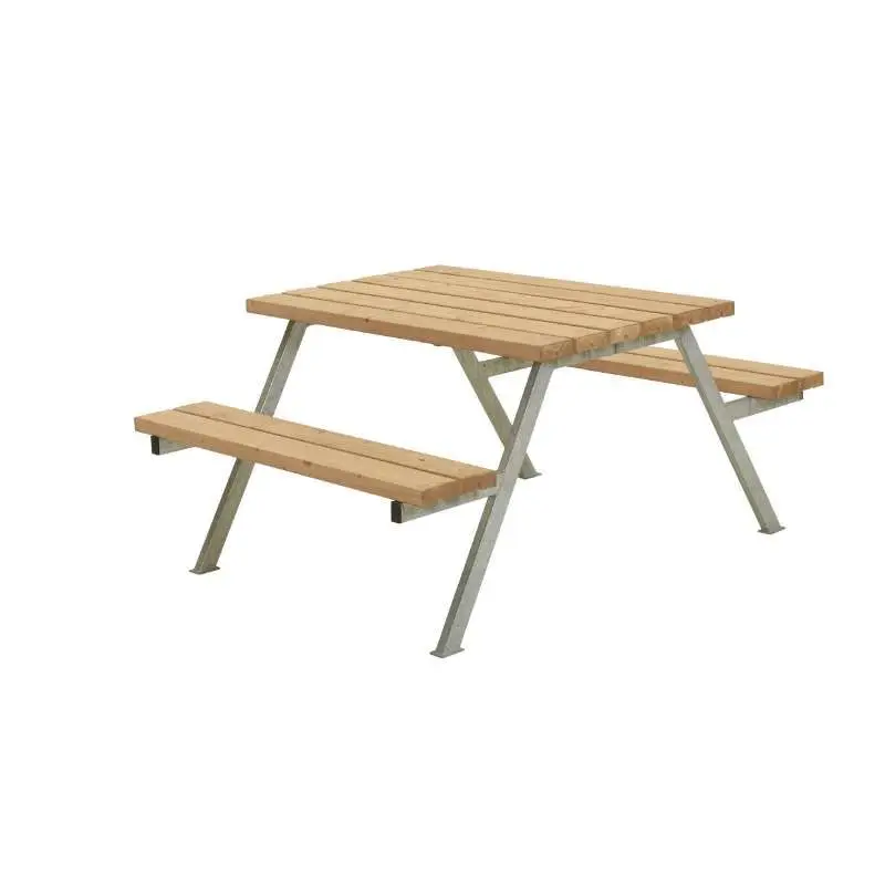 Betaalbaar Picknicktafel thermowood - Alpha - 161 x 118 x 73 cm