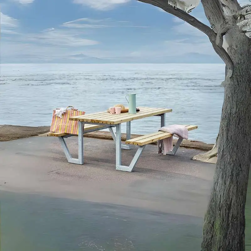 Populair Picknicktafel thermowood - Wega