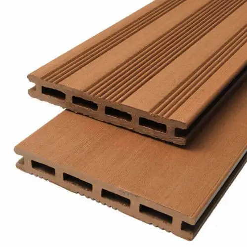 Betrouwbaar Vlonderplank composiet 2,1 x 14,5 cm bruin (3,6 mtr) vlak en fijne ribbel (set van 2 planken)
