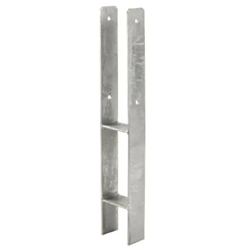 Shop Nu Paalhouder H gegalvaniseerd tbv tuinpaal van 9 x 9 cm - 60 cm