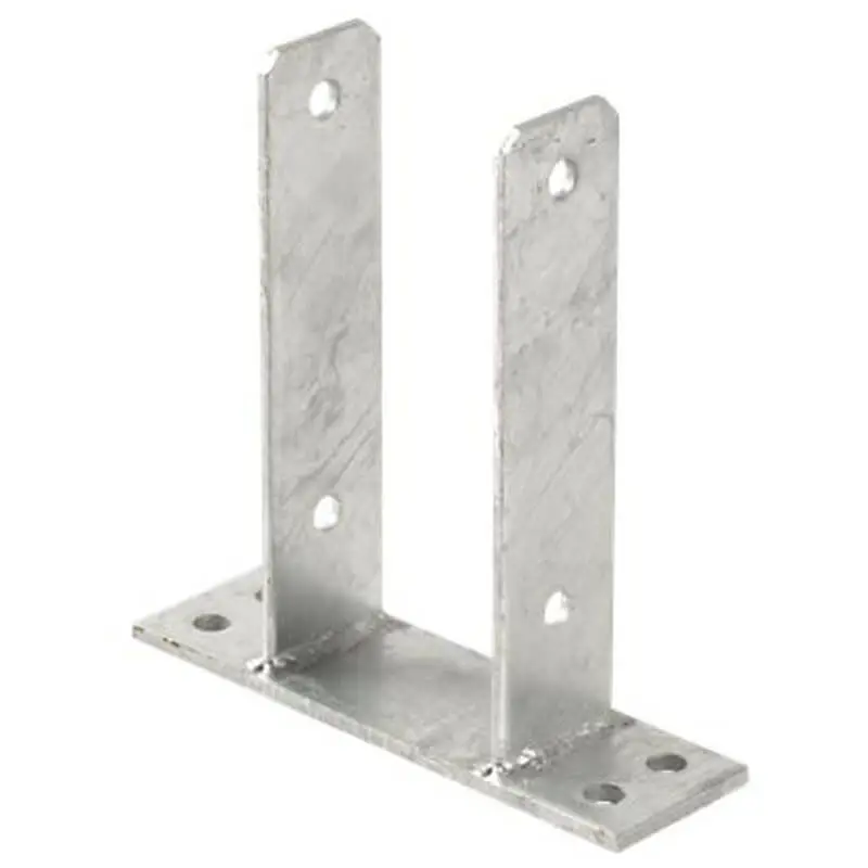 Seizoensaanbieding Paalhouder met voet smal tbv tuinpaal Port van 9 x 9 cm