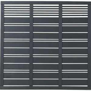 Schutting vuren - Silence louvre recht antraciet (176 x 170 cm) Bestseller