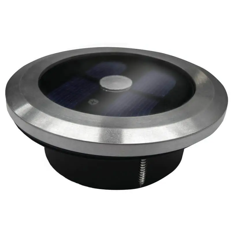 Must-Have Grondinbouwspot Led rond met Solar paneel