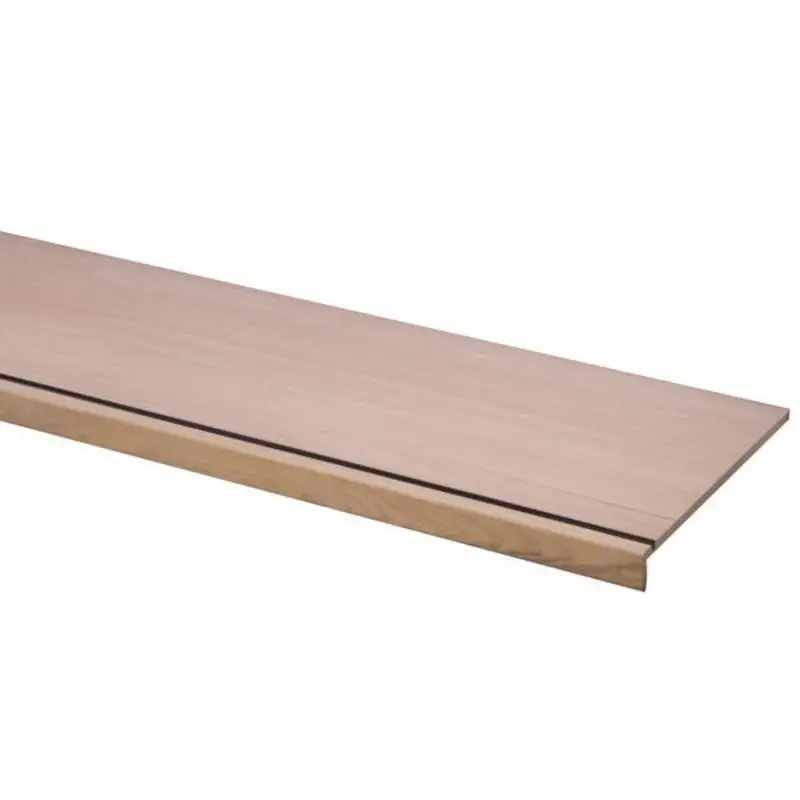 Nieuw Overzettrede met neus - Eikenhout 1 mm toplaag - 100 x 30 cm - incl. antislipstrip