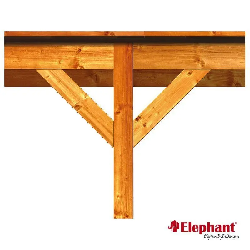 Schoor Douglas t.b.v veranda Dagaanbieding