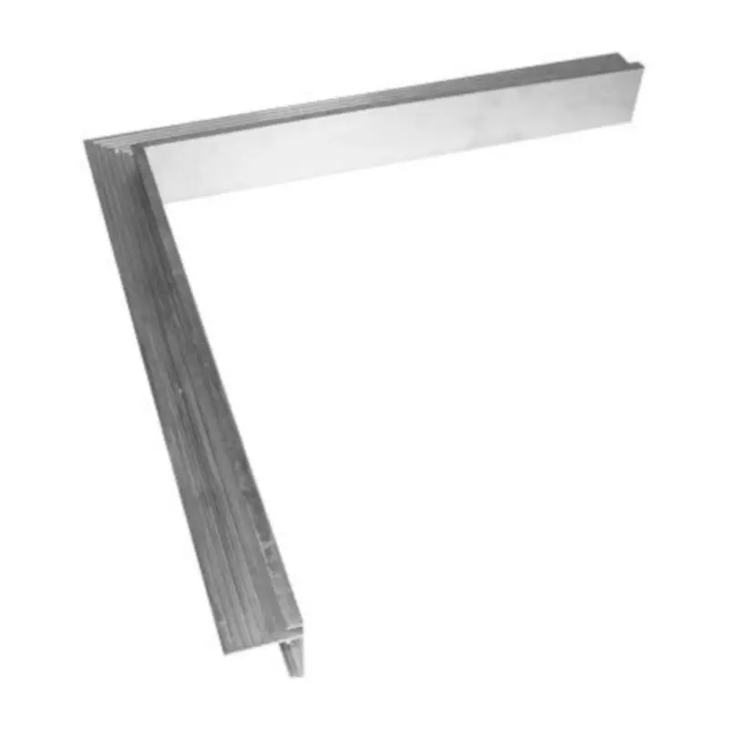 Daktrim aluminium binnenhoek 50 x 50 cm (35 mm) Nieuw