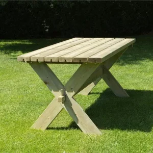 Lage Kosten Tafel vuren geimpregneerd - Nostalgi 76 x 177 x 72 cm