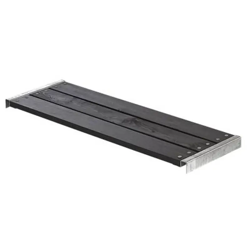 Houten bank vuren geimpregneerd - Cubic & Pipe 120 cm zwart Bestel Nu