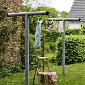 Waslijn verzinkt staal - Pipe 110 x 489 x 200 Uitverkoop