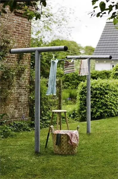 Waslijn verzinkt staal - Pipe 110 x 489 x 200 Uitverkoop
