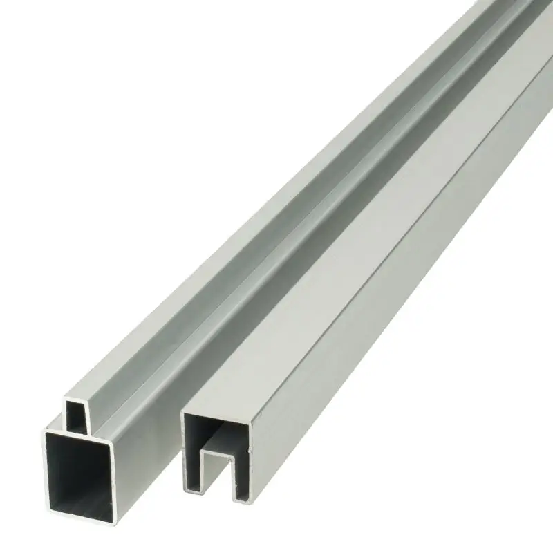Onder- en bovenregel aluminium - Mix & Match blank - 2 x 2,5 x 180 cm Dagaanbieding