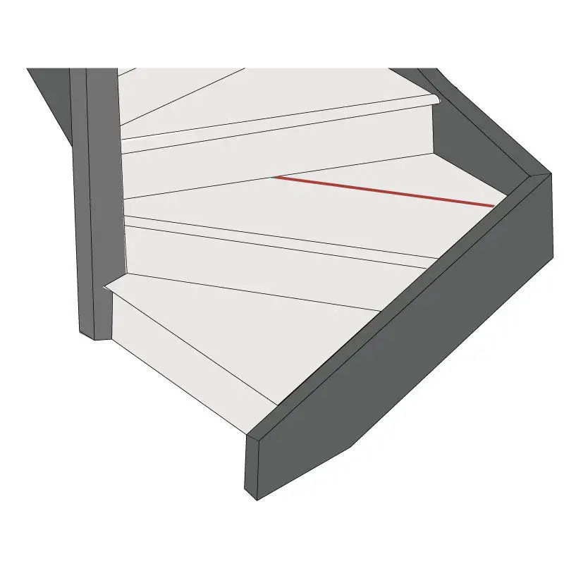 Weekendaanbieding Verbindingsprofiel (4 stuks) - Voor diepe tredes - 40 cm