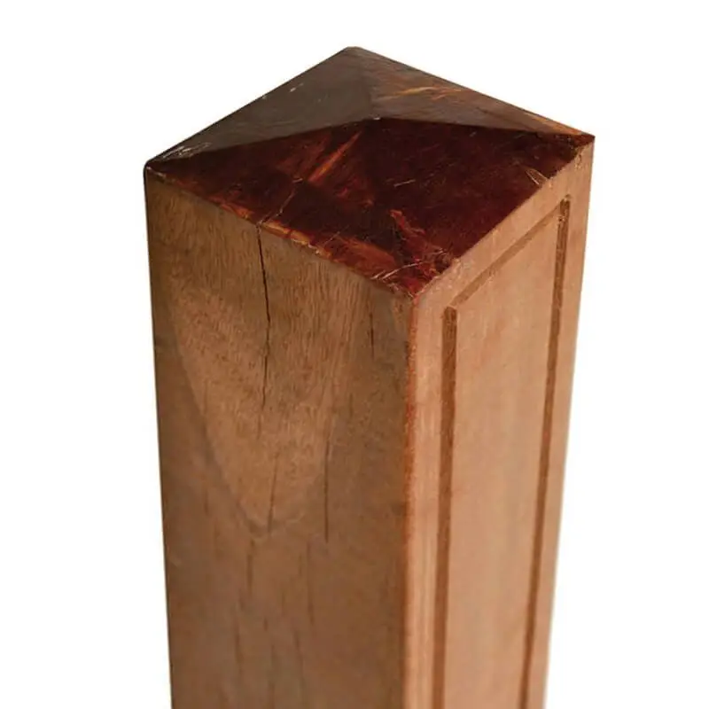 Seizoensaanbieding Paal hardhout bankirai 11 x 11 cm (305 cm) diamantkop
